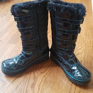 Liv and Maddie Girls Snow Boots, Sz 1 Little Girls